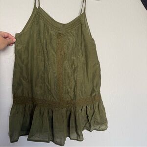 Olive Green Women's Top.